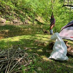 Camping by the Creek Site 1