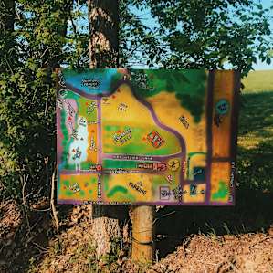 A map of the property.