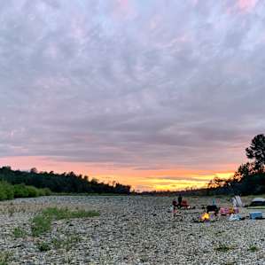 The beach where we set up for dinner.