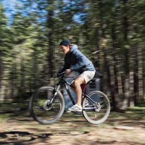 We brought bikes and had a blast ripping around the property.
