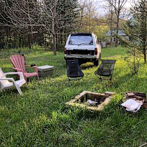 Base of "Little Mountain"