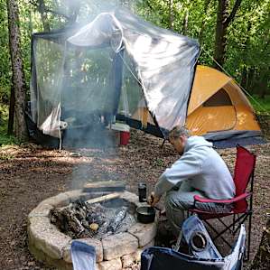 Camping at Pea Ridge