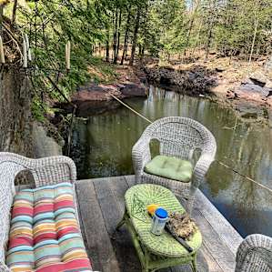 Relaxing at the quarry.