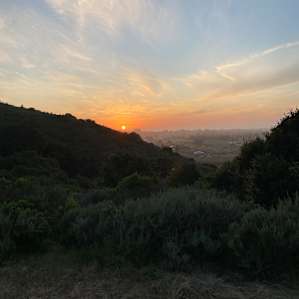 Sunset from camp spot