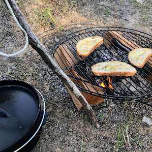 Grilled sourdough.