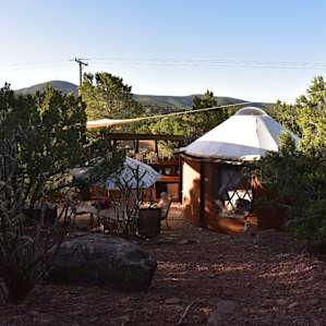 Morning at Yoga Yurta