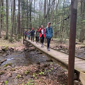 Bridges at Allegheny National Forest Kennerdell Trail.