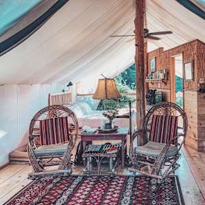 Camp Ribbonwood Safari Tent Retreat