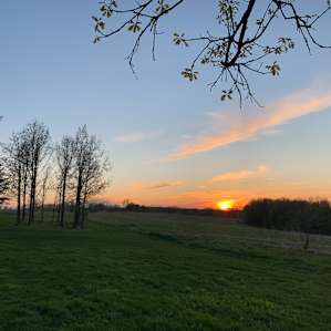 Amazing sunsets.