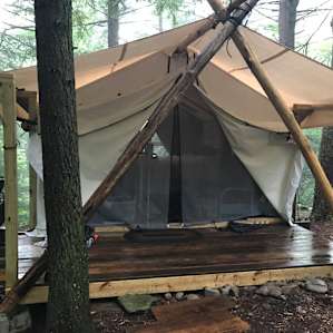 Top-of-the-Falls Glamping Tent