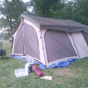 There was plenty of room for our big tent