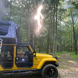 Camping at Pea Ridge