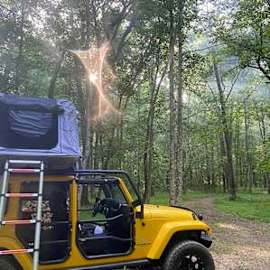 Camping at Pea Ridge