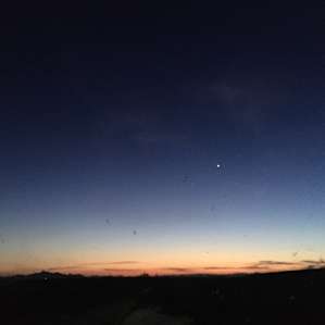 Alone in the desert, until...