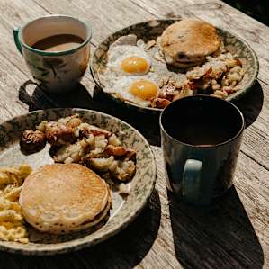 A breakfast of champions!