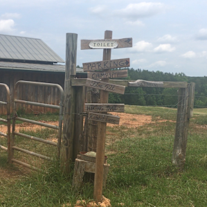 Signs to go anywhere around the property. So much to see and explore.