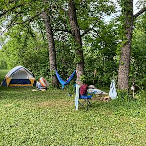 Camp site 4. Enough space for a hammock and very shaded.