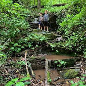 Hidden waterfall