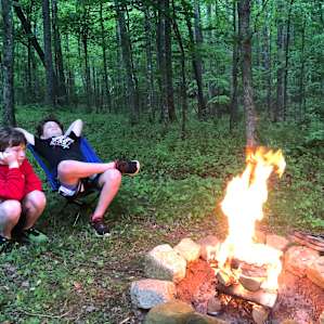 Camping at Galleywinter