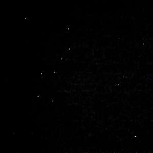 Beautiful stars on a clear night. This photo doesn't do it justice.