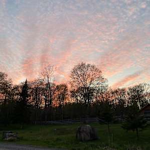 Beautiful views of sunsets