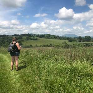 Just a short walk from campsite 1