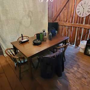 Comfy place to sit down and have your meals