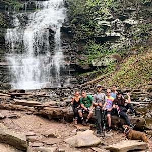 The highest waterfall at Ricketts Glenn