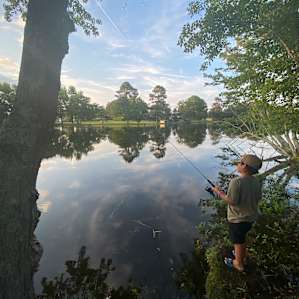 Fishing at Bell Lake