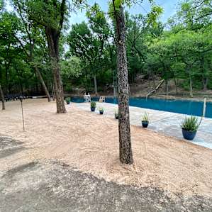 “Beach” style swimming hole.