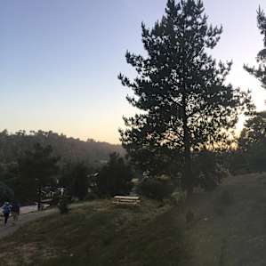 View from our campsite facing south