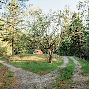 View of camp when you first arrive