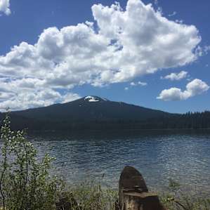 Lake of the Woods, about 20 mins from the site.