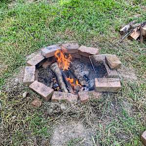 Made a little fire