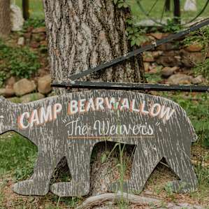 Sign at the front entrance