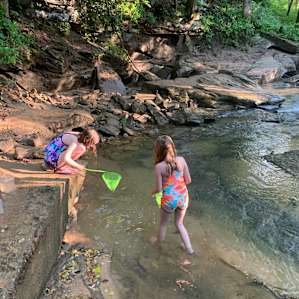 Fun in creek
