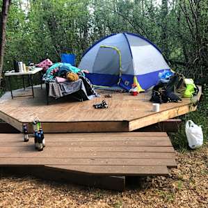 Plum Grotto Tent Platform