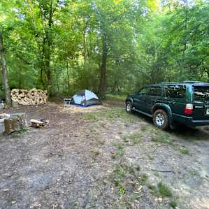 Camping at Pea Ridge