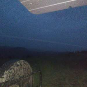 Had a great view of an intense thunderstorm rolling in