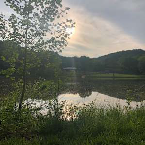 The view from our campsite