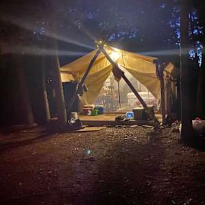 Top-of-the-Falls Glamping Tent