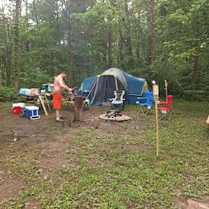 Old Mill Tent and Hammock Camping