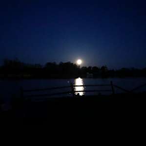 Moon shot from our tent!