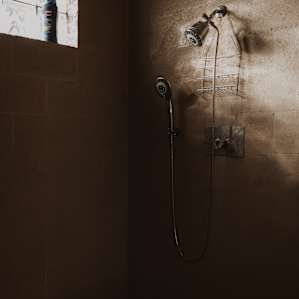 Shower in the bathroom!