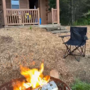 Log Cabin at the Edge