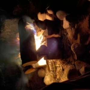 Very easy to set up a camp fire