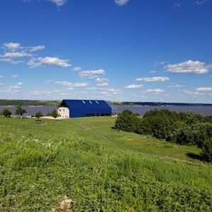 Gorgeous view with the restrooms, etc for the lake view sites.