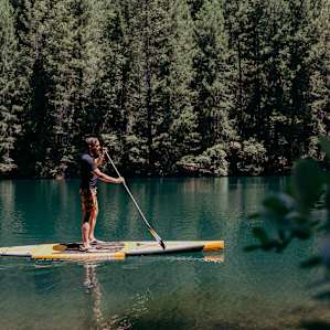 Early morning paddleboard.