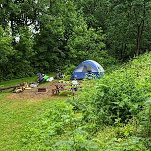 Peace Park Campsites on the Towpath