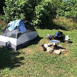 Our little campsite!